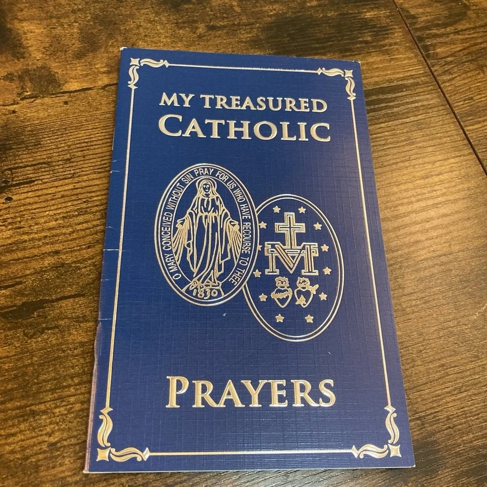 My Treasured Catholic Prayers Sisters of Charity Booklet Dark Blue Catholic
